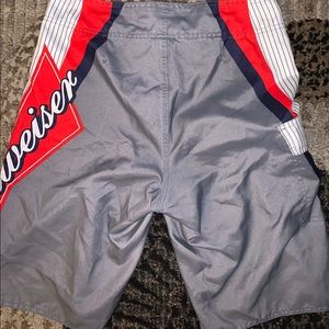 Budweiser Swim Trunks Size 30 Waist